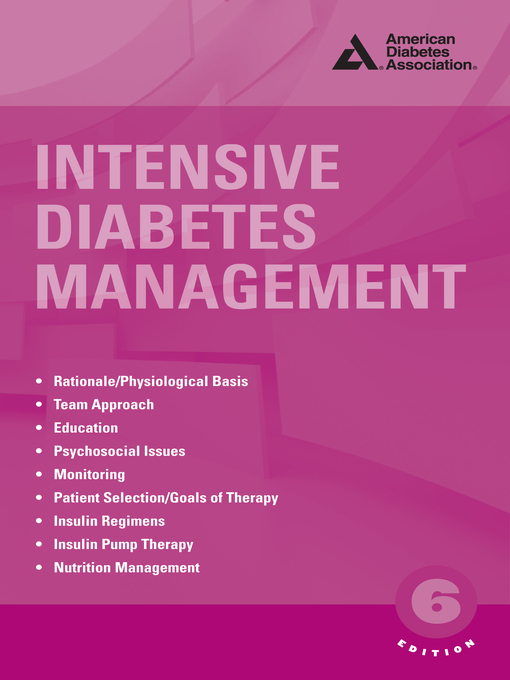 Title details for Intensive Diabetes Management by Howard A. Wolpert - Available